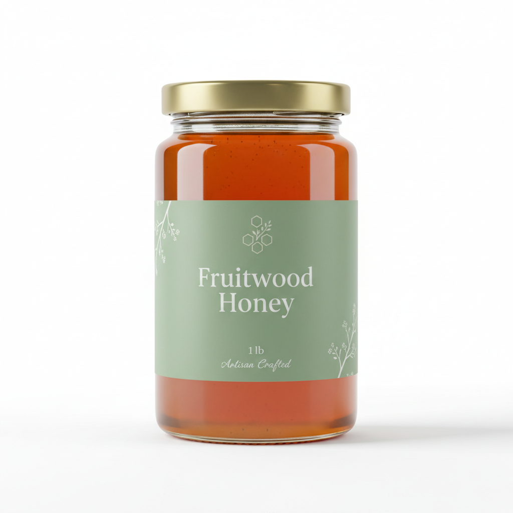 Generate 1lb fruitwood honey image